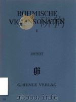 BOHMISCHE VIOLINSONATEN Ⅰ BASSO CONTINUO VIOLINE（ PDF版）