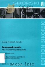 FEUERWERKSMUSIK MUSIC FOR THE ROYAL FIREWORKS FOR SOLO-BLASINSTRUMENT UND KLAVIER OUVERTURE（ PDF版）