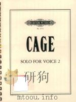 Solo for voice 2（1960 PDF版）