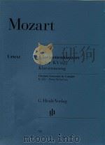 KLARINETTENKONZERT A-DUR KV 622 KLAVIERAUSZUG CLARINET CONCERTO IN A MAJOR K.622 PIANO REDUCTION BAS（ PDF版）