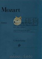 SONATE B-DUR FUR FAGOTT UND VIOLONCELLO (BASSO CONTINUO) KV 292 (196C) SONATA IN BB MAJOR K.292 (196（ PDF版）