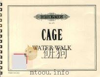 WATER WALK FOR SOLO TELEVISION PERFROMER（1961 PDF版）