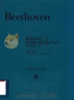 DREI DUOS FRU KLARINETTE UND FAGOTT WOO 27 THREE DUOS FOR CLARINET AND BASSOON WOO 27 KLARINETTE IN（ PDF版）