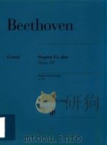 SEPTETT ES-DUR OPUS 20 SEPTET IN EB MAJOR OP.20 VIOLINE VIOLIN VIOLA VIOLONCELLO KONTRABASS DOUBLE B（ PDF版）