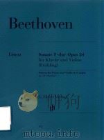 SONATE F-DUR OPUS 24 FUR KLAVIER AND VIOLINE (FRUHLING) SONATA FOR PIANO AND VIOLIN IN F MAJOR OP.24（ PDF版）