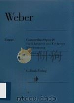CONCERTINO OPUS 26 FUR KLARINETTE UND ORCHESTER KLAVIERAUSZUG CONCERTINO OP.26 FOR CLARINET AND ORCH（ PDF版）