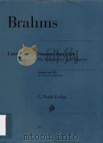SONATEN OPUS 120 FUR KLARINETTE UND KLAVIER SONATAS OP.120 FOR CLARINET AND PIANO KLARINETTE IN B CL（ PDF版）