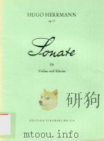 SONATE FUR VIOLINE UND KLAVIER VIOLINE OP.17（1959 PDF版）
