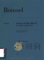 JOUEURS DE FLUTE OPUS 27 FUR FLOTE UND KLAVIER JOUEURS DE FLUTE OP.27 FOR FLUTE AND PIANO（ PDF版）