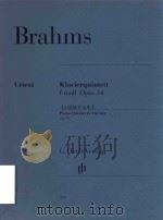 KLAVIERQUINTETT F-MOLL OPUS 34 PIANO QUINTET IN F MINOR OP.34 VIOLONCELLO VIOLINE Ⅰ-Ⅱ VIOLIN Ⅰ-Ⅱ VIO（ PDF版）