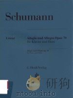 ADAGIO UND ALLEGRO OPUS 70 FUR KLAVIER UND HORN ADAGIO AND ALLEGRO OP.70 FOR PIANO AND HORN HORN IN（ PDF版）