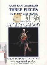 THREE PIECES FOR FLUTE AND PIANO（1987 PDF版）