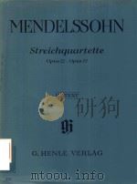 STREICHQUARTETTE OPUS 12.OPUS 13 VIOLA VIOLONCELLO VIOLINE Ⅰ/Ⅱ（1989 PDF版）