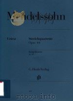 STREICHQUARTETTE OPUS 44 STRING QUARTETS OP.44 VIOLINE Ⅰ/Ⅱ VIOLA VIOLONCELLO（1998 PDF版）