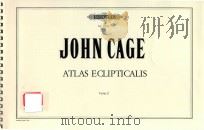 ATLAS ECLIPTICALIS VIOLN 21 1961 PDF电子版封面 JOHN CAGE