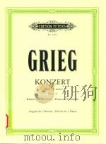 KONZERT FUR KLAVIER UND ORCHESTER/FOR PIANO AND ORCHESTRA A-MOLL/A MINOR OP.16（ PDF版）
