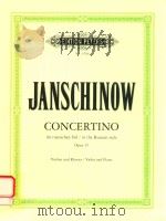 CONCERTINO IM RUSSISCHEN STIL IN THE RUSSIAN STYLE FUR VIOLINE UND KLAVIER FOR VIOLIN AND PIANO OP.3（ PDF版）