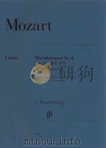 HORNKONZERT NR.4 ES-DUR KV 495 KLAVIERAUSZUG HORN CONCERTO NO.4 IN EB MAJOR K.495 PIANO REDUCTION（ PDF版）