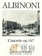 CONCERTO OP.10/7 KONZERT F-DUR FUR STREICHORCHESTER CONCERTO F MAJOR FOR STRING ORCHESTRA KLAVIERAUS（1992 PDF版）