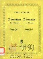 2 SONATEN FUR 2 KLAVIERE 2 SONATAS FOR 2 PIANOS SONATE NR.1 IN H-MOLL SONATA NO.1 IN B-MINOR 1967 PDF电子版封面 KARL HOLLER