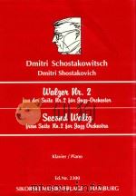 WALZER NR.2 AUS DER SUITE NR.2 FUR JAZZ-ORCHESTER SECOND WALTZ FROM SUITE NO.2 FOR JAZZ ORCHESTRA KL（1983 PDF版）
