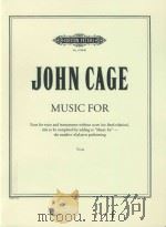 MUSIC FOR PARTS FOR VIOCE AND INSTUMENTS WITHOUT SCORE (NO FIXED RELATION) TITLE TO BE COMPLETED BY（1984 PDF版）