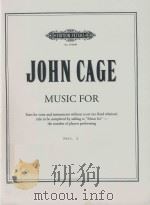 MUSIC FOR PARTS FOR VIOCE AND INSTUMENTS WITHOUT SCORE (NO FIXED RELATION) TITLE TO BE COMPLETED BY（1984 PDF版）