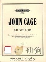 MUSIC FOR PARTS FOR VIOCE AND INSTUMENTS WITHOUT SCORE (NO FIXED RELATION) TITLE TO BE COMPLETED BY（1984 PDF版）