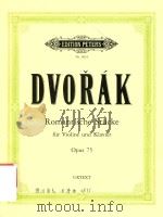 ROMANTISCHE STUCKE FUR VIOLINE UND KLAVIER OPUS 75（1978 PDF版）