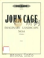 IMAGINARY LANDSCAPE NO.4 12 RADIOS SCORE（ PDF版）