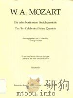 DIE ZEHN BERUHMTEN STREICHQUARTETTE THE TEN CELEBRATED STRING QUARTETS VIOLONCELLO（1990 PDF版）