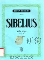 VALSE TRISTE AUS DER BUHNENMUSIK ZU ARVID JARNEFELTS DRAMA FROM THE INCIDENTAL MUSIC TO ARVID JARNEF（ PDF版）