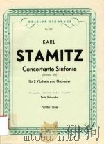 CONCERTANTE SINFONIE (SINFONIA XIV) FUR 2 VIOLINEN UND ORCHESTER PARTITUR/SCORE（1959 PDF版）