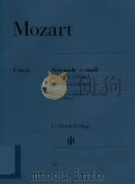 SERENADE C-MOLL KV 388(384A) FUR BLASEROKTETT SERENADE IN E MINOR K.388(384A) FOR WIND OCTET OBOE Ⅰ-（ PDF版）
