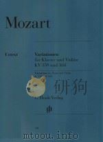 VARIATIONEN FUR KLAVIER UND VIOLINE KV 359 UND 360 VARIATIONS FOR PIANO AND VIOLIN K.359 AND 360（ PDF版）