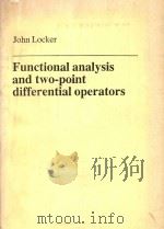 Functional analysis and two-point differential operators（1986 PDF版）
