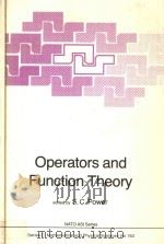 Operators and function theory（1985 PDF版）