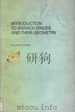 Introduction to Banach spaces and their geometry Second revised edition 1985 PDF电子版封面 0444878793