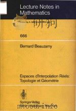 Espaces d'interpolation réels : topologie et géométrie（1978 PDF版）