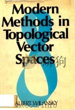 Modern methods in topological vector spaces（1978 PDF版）
