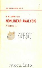 Nonlinear analysis Volume 1（1976 PDF版）