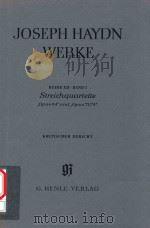 JOSEPH HAYDN WERKE REIHE Ⅻ BAND 5 STREICHQUARTETTE（1991 PDF版）