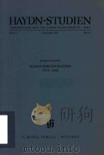 HAYDN STUDIEN BAND Ⅴ HAYDN-BIBLIOGRAPHIE 1973-1983（1985 PDF版）