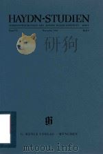 HAYDN STUDIEN BAND Ⅵ HAYDNS SALVE REGINA IN G-MOLL (1771) UND DIE ENTWICKLUNG ZUM DURCHKOMPONIERTEN（1994 PDF版）
