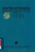 HAYDN STUDIEN BAND Ⅱ NEUE FUNDE ZU HAYDNS FLOTENUHRSTUCKEN（1970 PDF版）