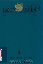 HAYDN STUDIEN BAND Ⅱ HAYDNS ORATORIEN IN RUSSLAND ZU LEBZEITEN DES KOMPONISTEN（1969 PDF版）