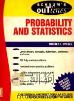 Schaum's outline of theory and problems of probability and statistics 1975 PDF电子版封面 0070602204 by Murray R. Spiegel