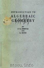 Introduction to algebraic geometry（1985 PDF版）
