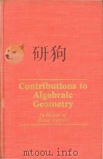 Contributions to Algebraic Geometry In Honor of Oscar Zariski（1984 PDF版）
