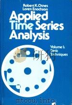 Applied time series analysis Volume l: Basic Techniques（1978 PDF版）